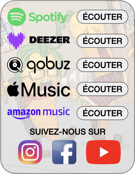 liens réseaux et plateformes streaming